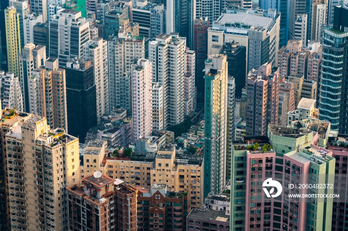 高视角看香港城市景观