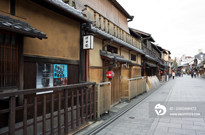 日本京都祗园地区街景