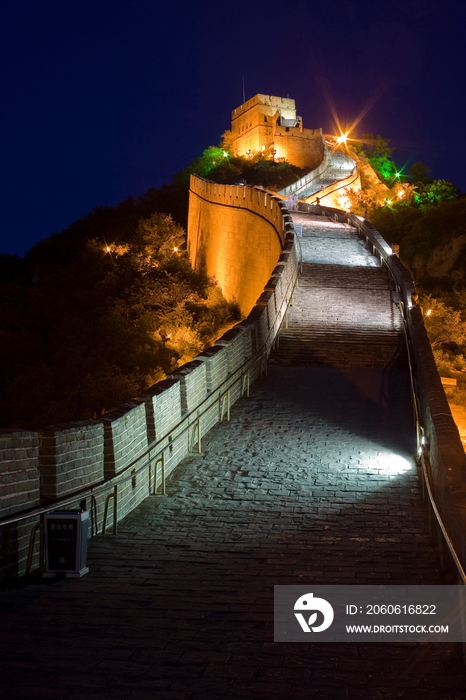 长城夜景