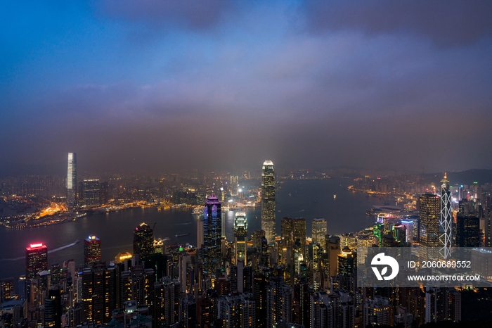 高视角看香港城市景观