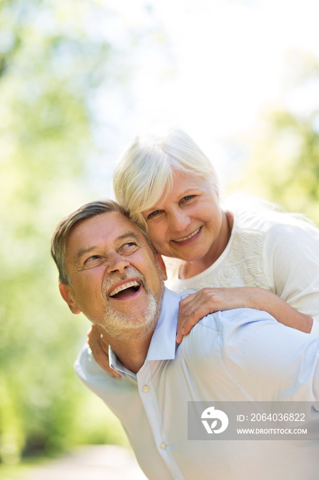 Senior Couple Outdoors