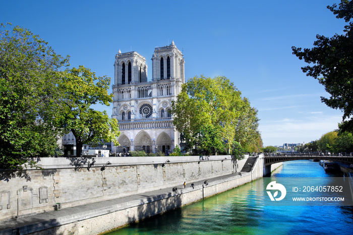 Notre Dame Cathedral, Paris, France.