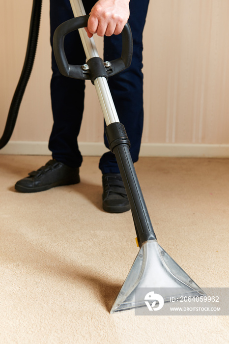 Professionally Cleaning Carpets