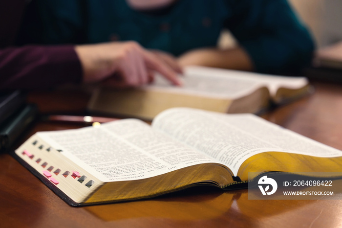 Young Couple Studying The Bible