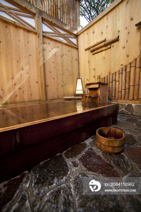Traditional bathroom in Japan