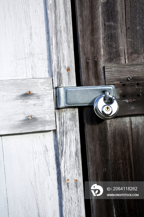 Padlock on Door