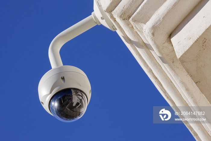 Exterior Security Camera on Building