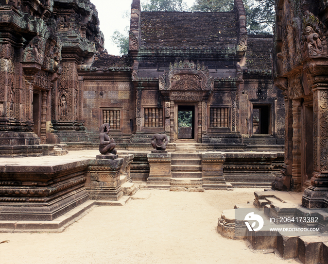 Cambodia, Angkor, Banteay Srei, temple