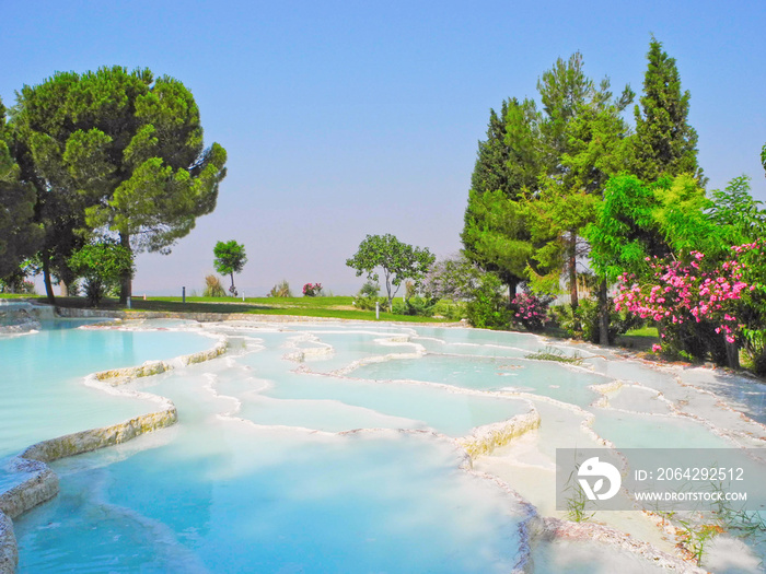 Terraces of Pamukkale, Turkey.