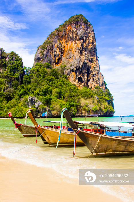 泰国甲米美丽的热带天堂Railay海滩