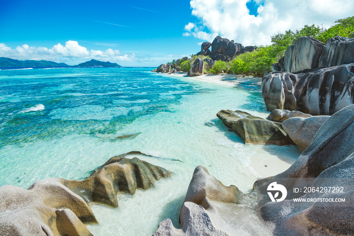 The most beautiful beach of Seychelles - Anse Source DArgent