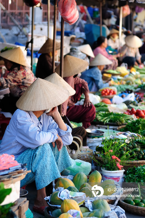 越南的色彩市场