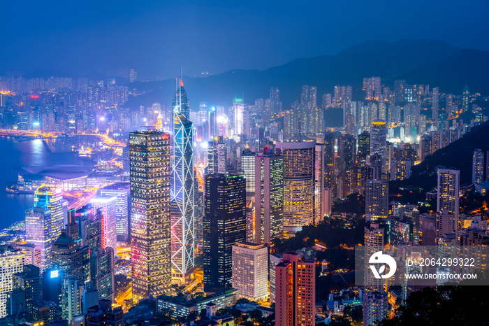 香港美丽夜景……