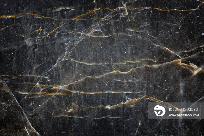 Yellow and white Patterned of dark gray marble (Gold Russia) texture background for product design