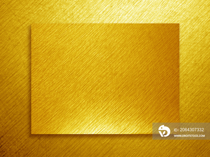 Gold painting on canvas abstract background with texture.