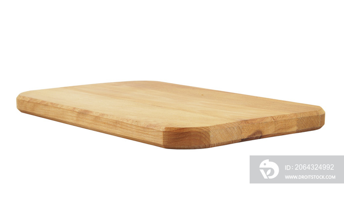 Wooden chopping board isolated