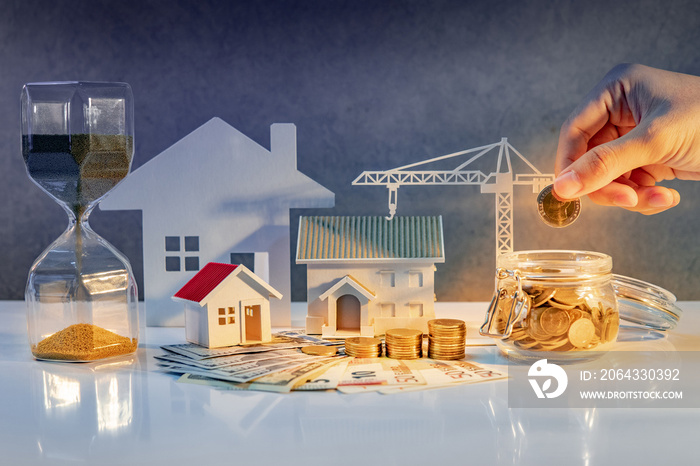 房地产或房地产开发。建筑业务投资。住房抵押贷款利率。手