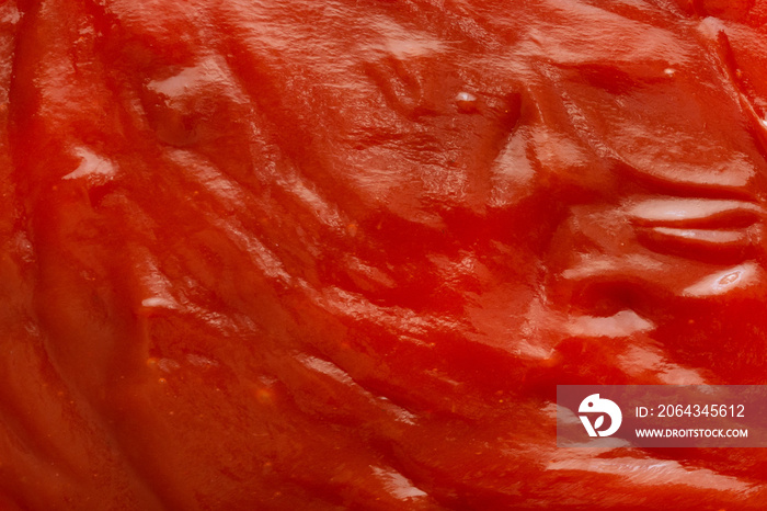 Tomato sauce ketchup texture background close up