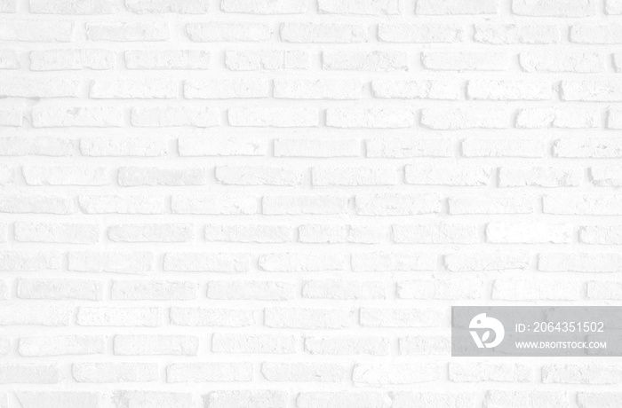 Modern white vintage brick wall texture for background retro white  Washed Old Brick Wall Surface Gr