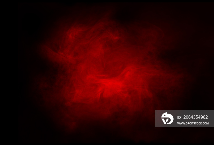 Red Abstract Smoky Background