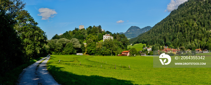 landscape near kramsach, tirol, austria