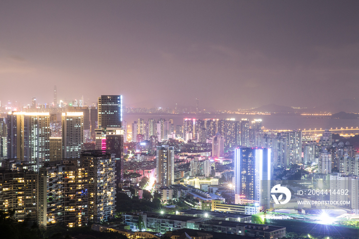 广东省深圳湾全景