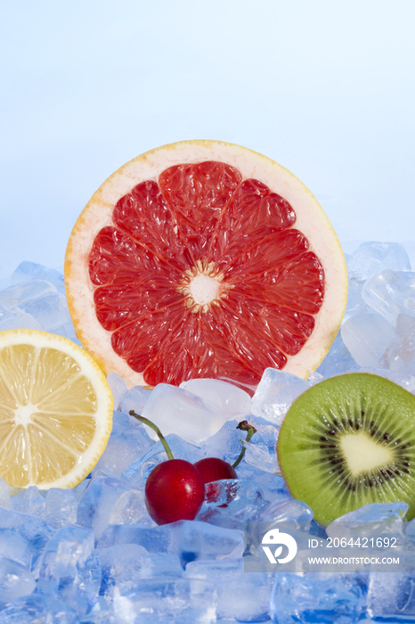 水果和冰块