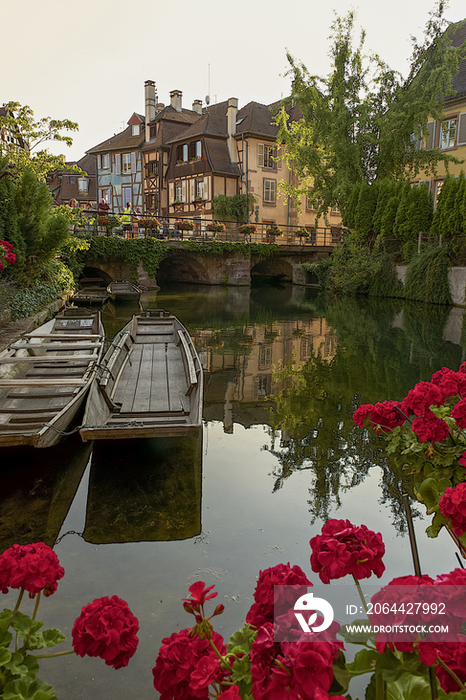 Lauch River running through Colmar,France