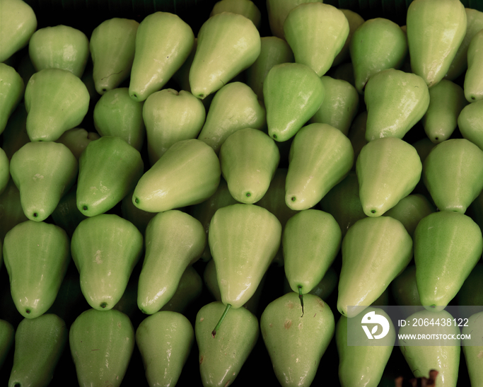 Water apple syzygium aqueum an asian fruit