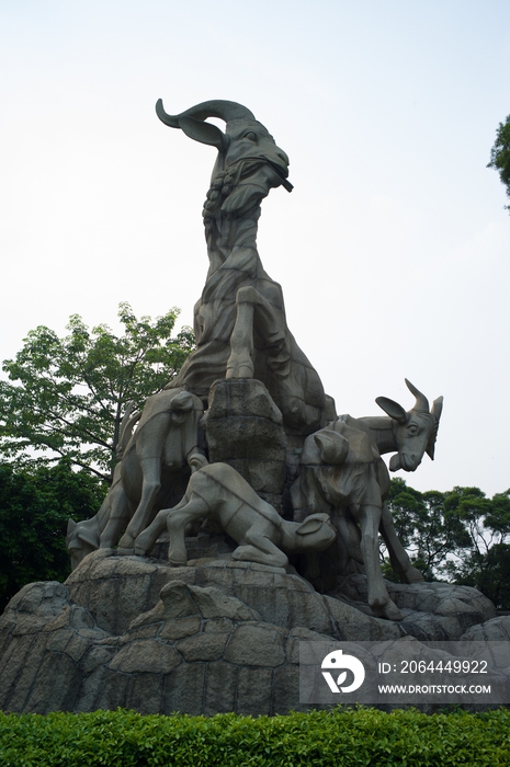 广州五羊石像标志