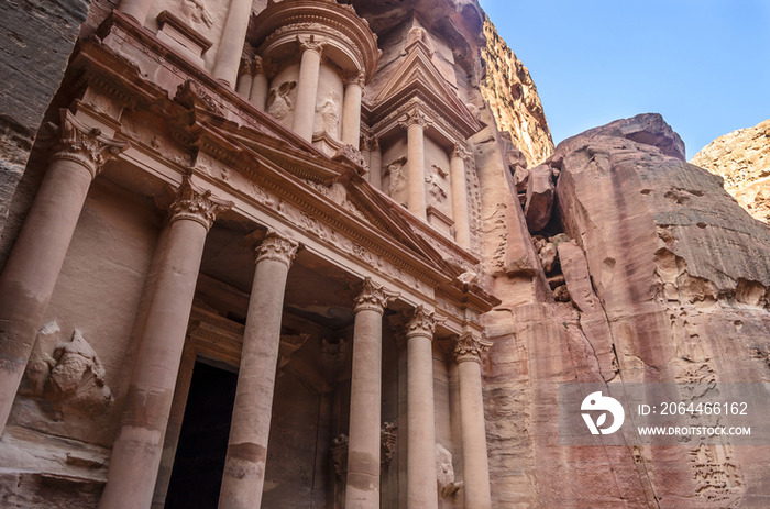 Petra Treasury in Jordan