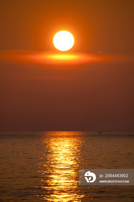 Sunset over the Sea of Japan