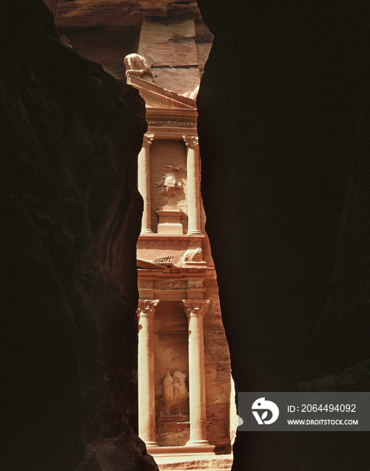 Jordan, Petra, archaeological site, El-Khazneh