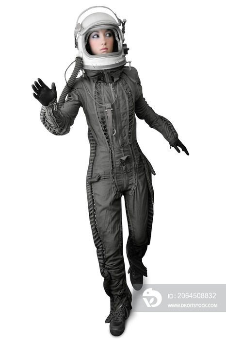 太空人时装站女太空服头盔