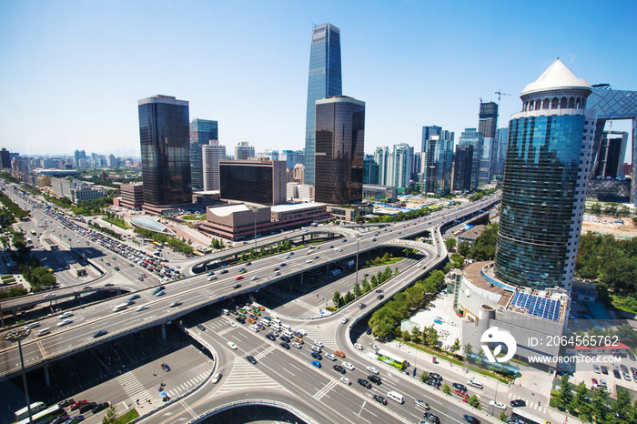 landscape of modern city ,beijing