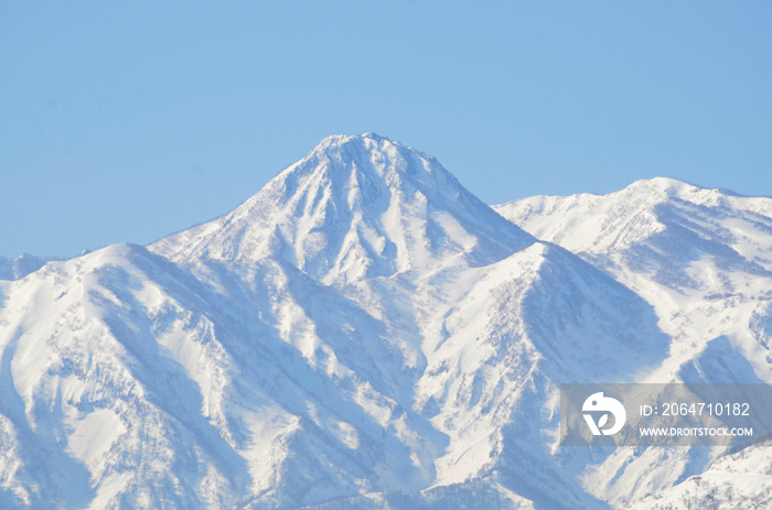 冬の妙高山