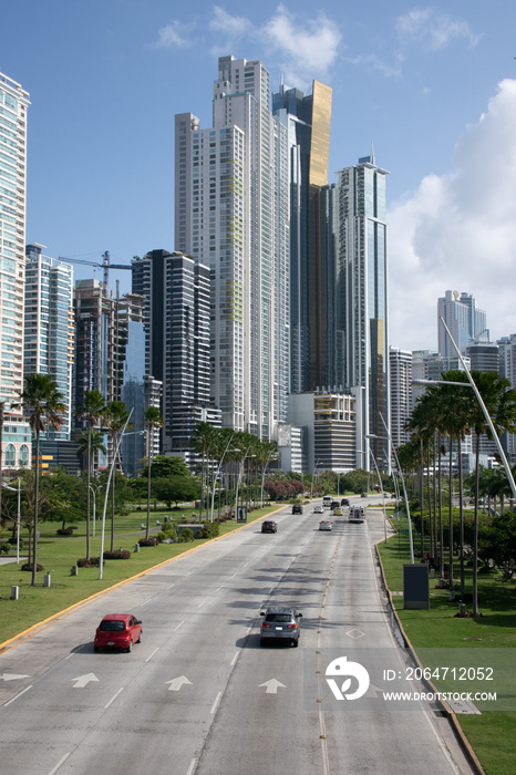 Coastal belt in Panama City Panama