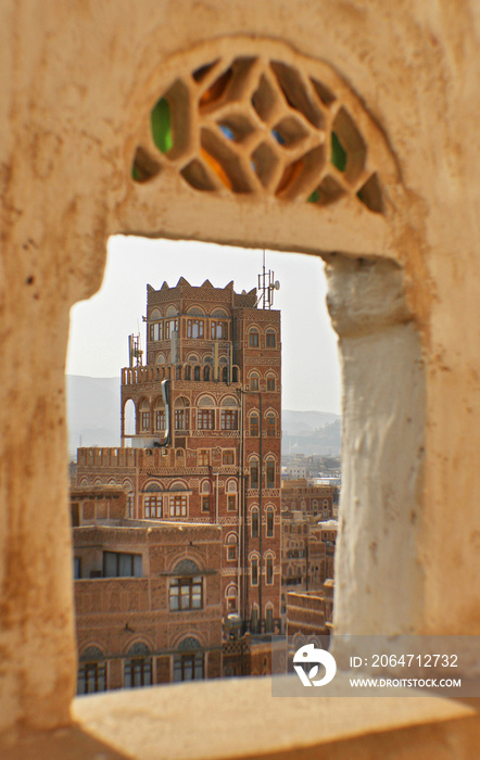 也门萨那古城景观