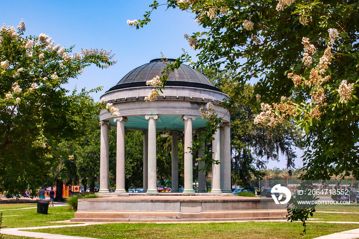 Bandstand where John Phillips Sousa played in New Orleans City Park