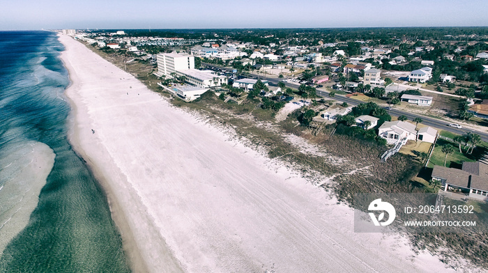 Panama City Beach aerial view, Florida