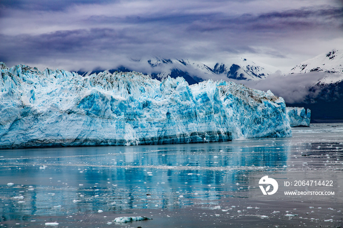 Hubbard Glacier Under Storm Clouds