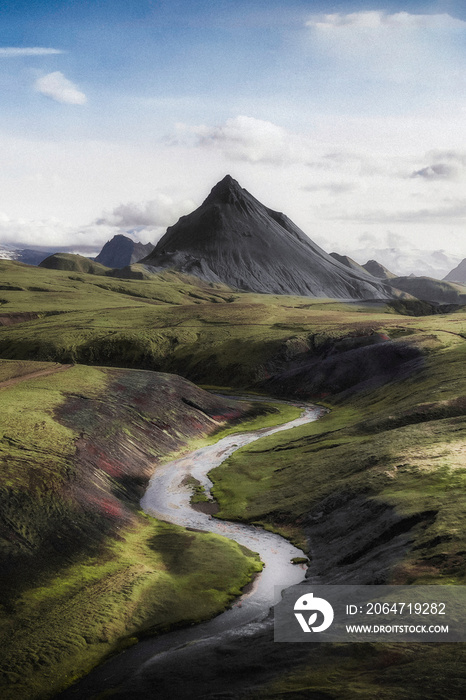 美丽的冰岛自然