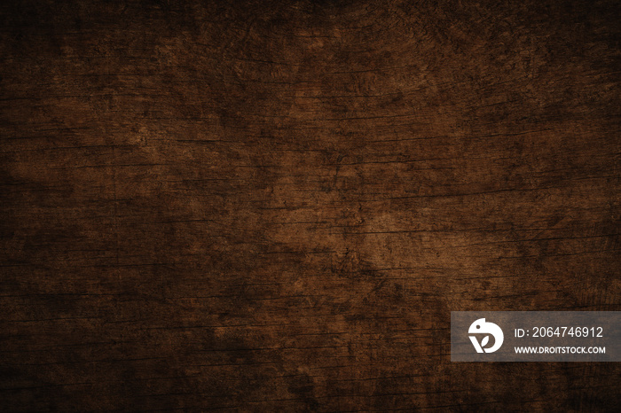 Old grunge dark textured wooden background,The surface of the old brown wood texture