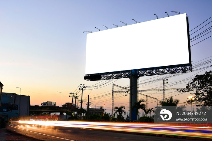 billboard blank for outdoor advertising poster or blank billboard for advertisement.	