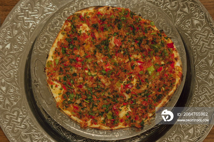 Lahmacun是著名的土耳其食物