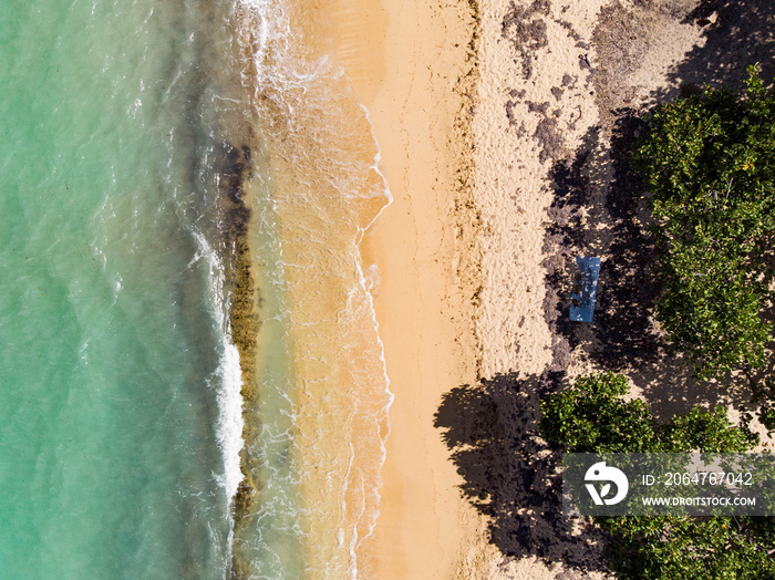 Beach from drone 