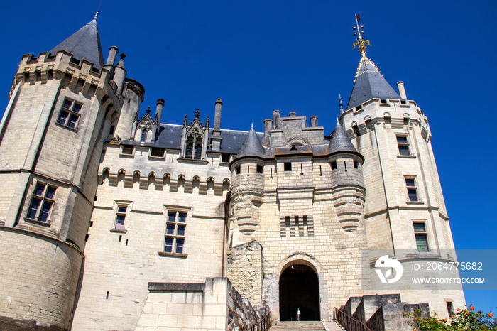 Saumur. Le château. Maine-et-Loire. Pays de Loire