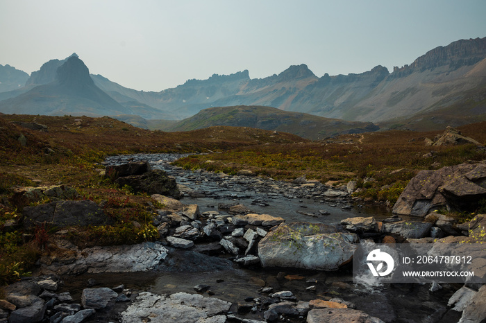 mountain river landscape 