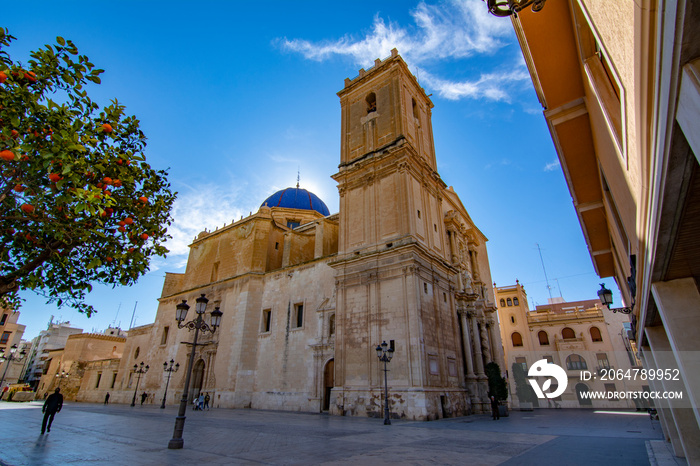 Basilica of Santa Maria in Elche, Alicante,  Spain