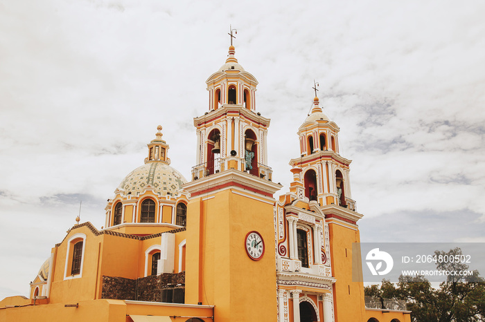 Mexican Church, Iglesia Cholula Puebla Mexico